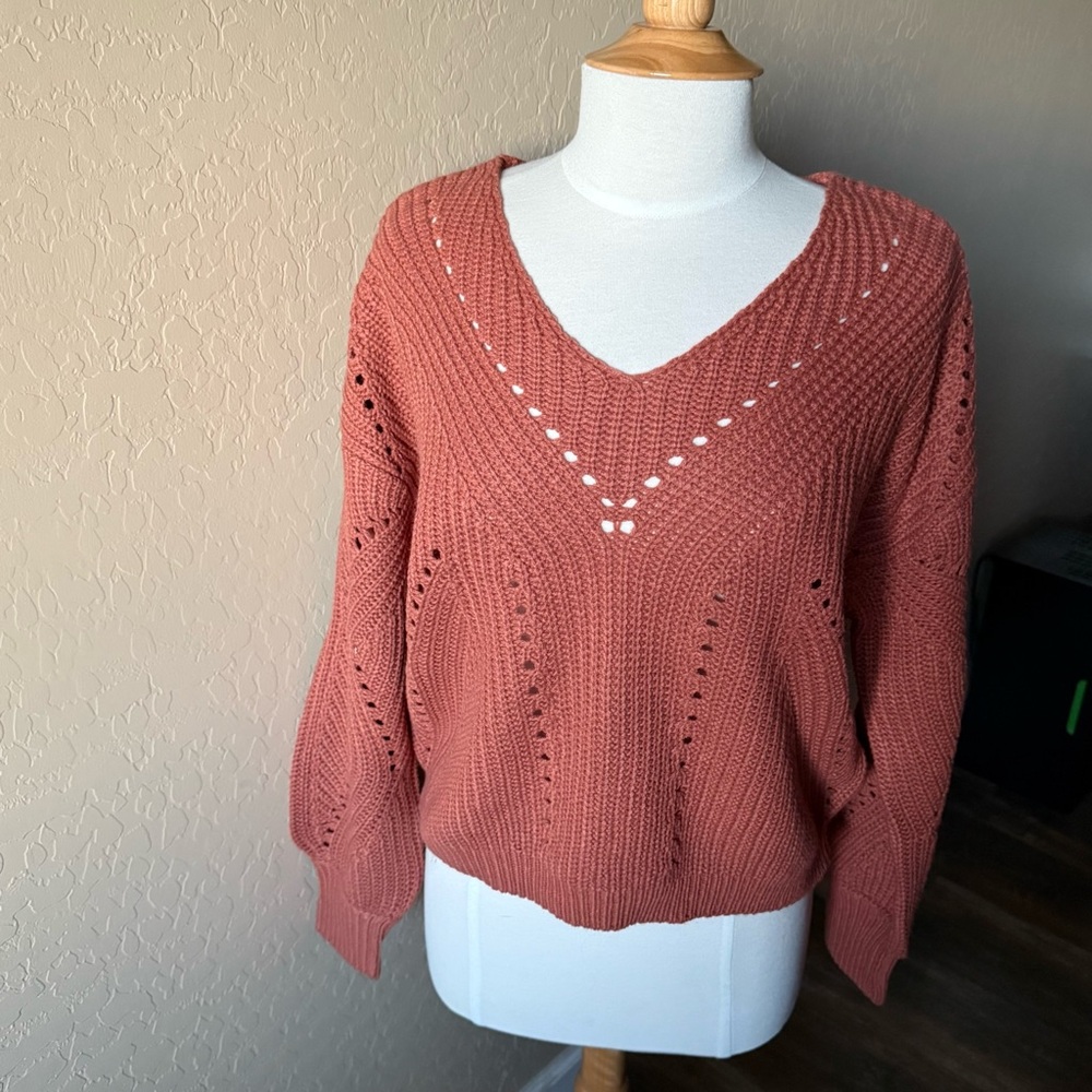 Moon & Madison V-neck Sweater
